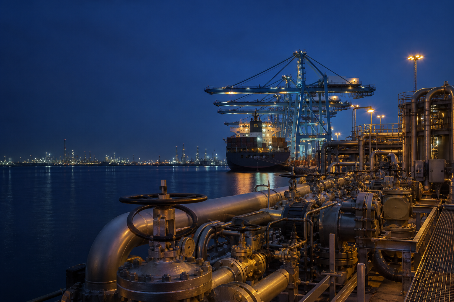 Industrial equipment and port logistics